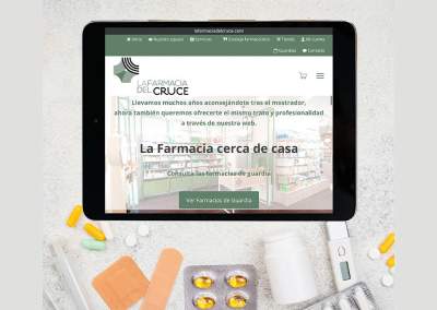 FARMACIA EL CRUCE – Web y tienda online para farmacia