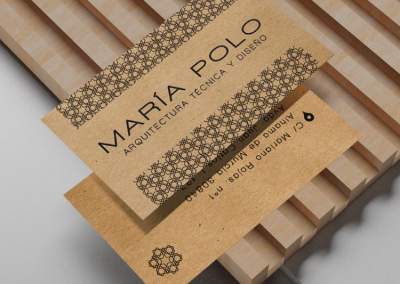 MARIA POLO – Branding para arquitecta técnica